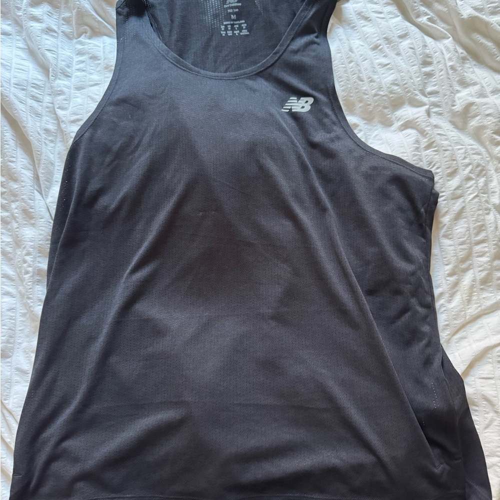 New Balance Men's Charcoal Tank Top